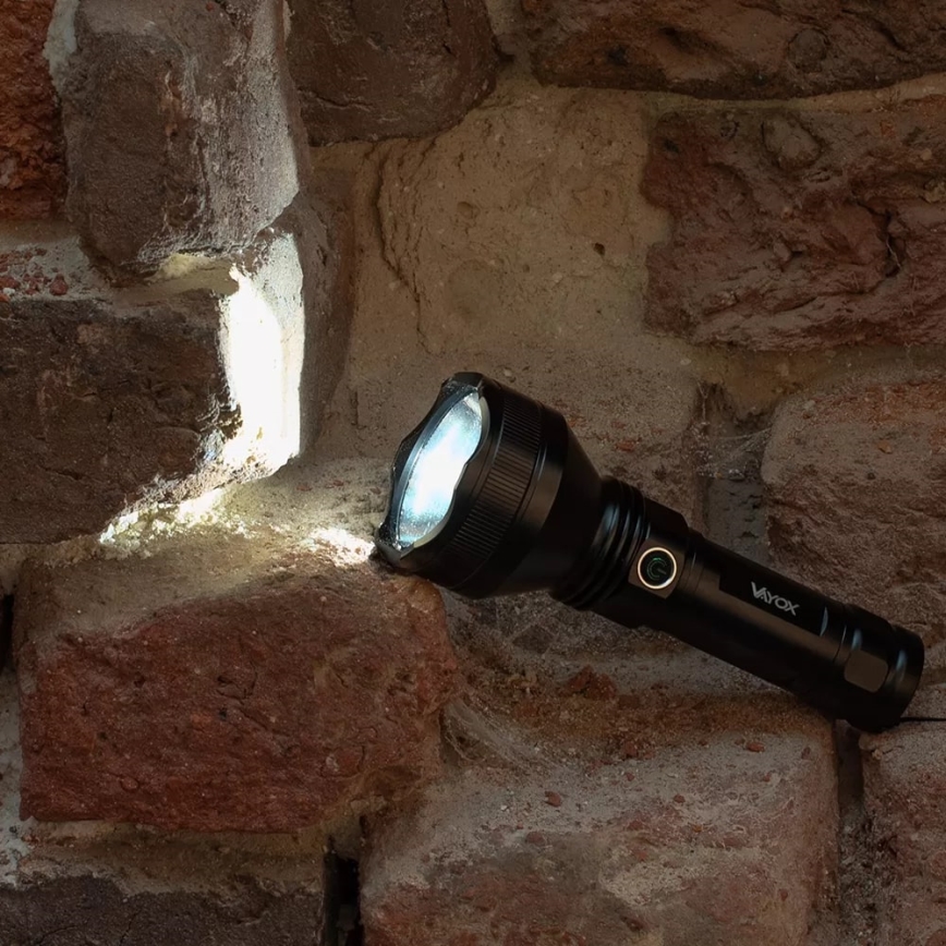 LED Ściemnialna latarka akumulatorowa LED/20W/5V IPX5 1900 błyszcząca 5000 mAh