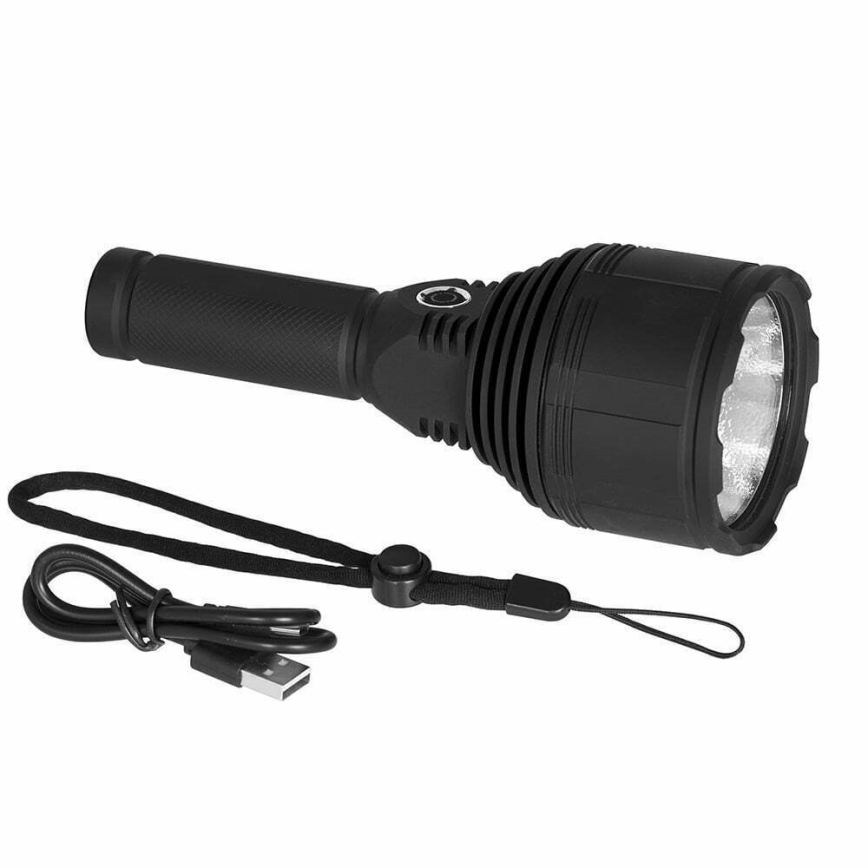 LED Ściemnialna latarka akumulatorowa LED/30W/5V IPX7 3000 błyszcząca 4200 mAh