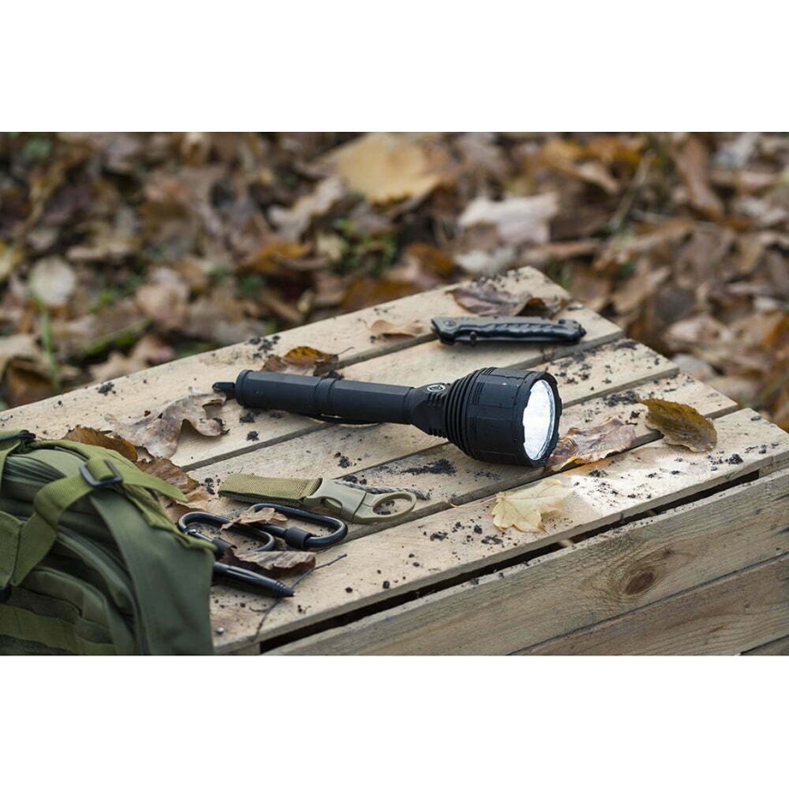 LED Ściemnialna latarka akumulatorowa LED/30W/5V IPX7 3000 błyszcząca 8400 mAh