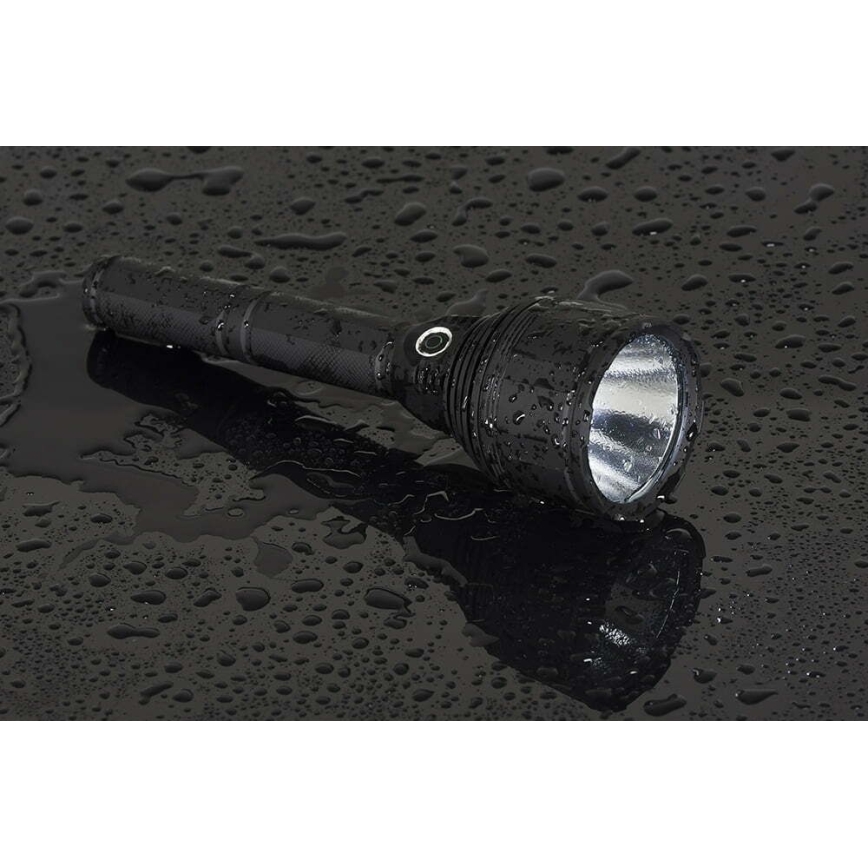 LED Ściemnialna latarka akumulatorowa LED/30W/5V IPX7 3000 błyszcząca 8400 mAh