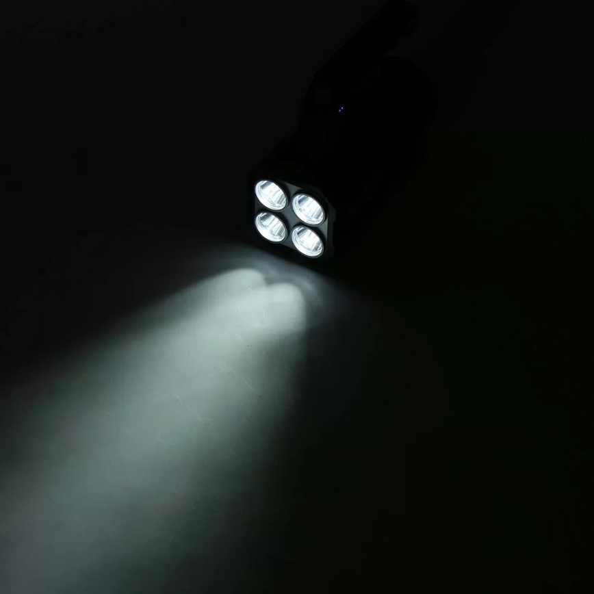 LED Ściemnialna latarka akumulatorowa LED/5V IPX4 250 błyszcząca 1200 mAh