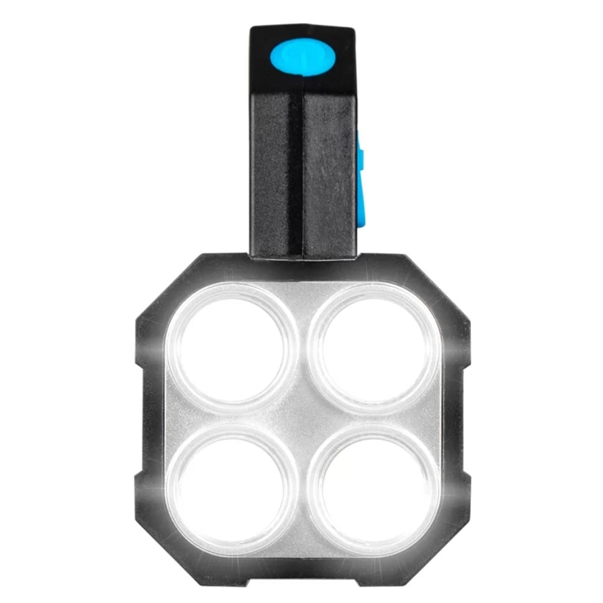 LED Ściemnialna latarka akumulatorowa LED/5V IPX4 250 błyszcząca 1200 mAh