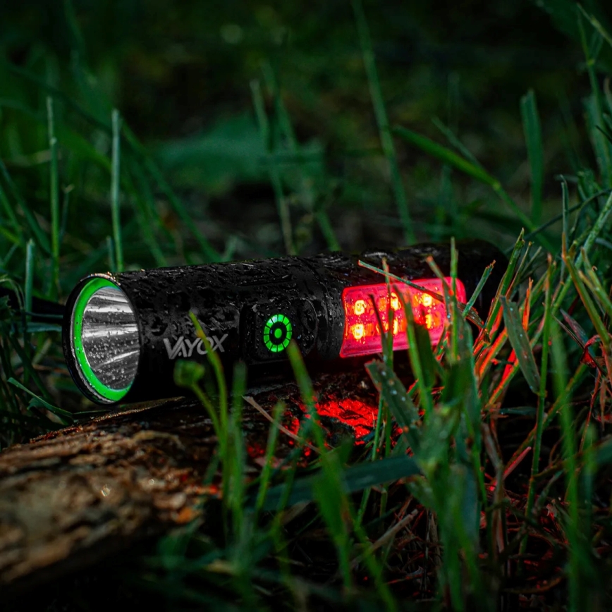 LED Ściemnialna latarka akumulatorowa z czerwonym światłem LED/5W/5V IPX4 250 błyszcząca 2000 mAh