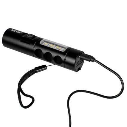 LED Ściemnialna latarka akumulatorowa z czerwonym światłem LED/5W/5V IPX4 250 błyszcząca 2000 mAh