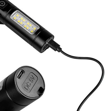 LED Ściemnialna latarka akumulatorowa z czerwone światło LED/5W/5V IPX4 260 błyszcząca 2000 mAh