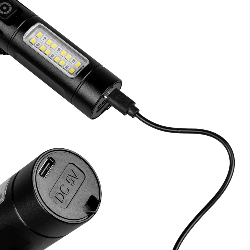 LED Ściemnialna latarka akumulatorowa z czerwone światło LED/5W/5V IPX4 260 błyszcząca 2000 mAh