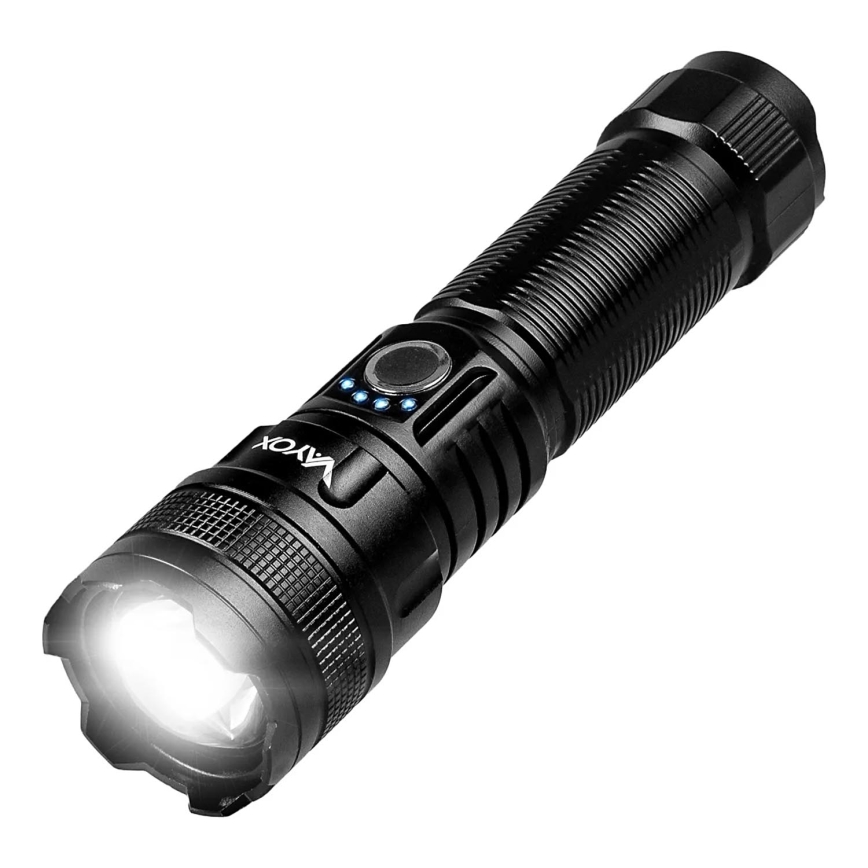 LED Ściemnialna latarka akumulatorowa z powerbankiem funkcja LED/10W/5V IPX4 600 błyszcz. 2000 mAh