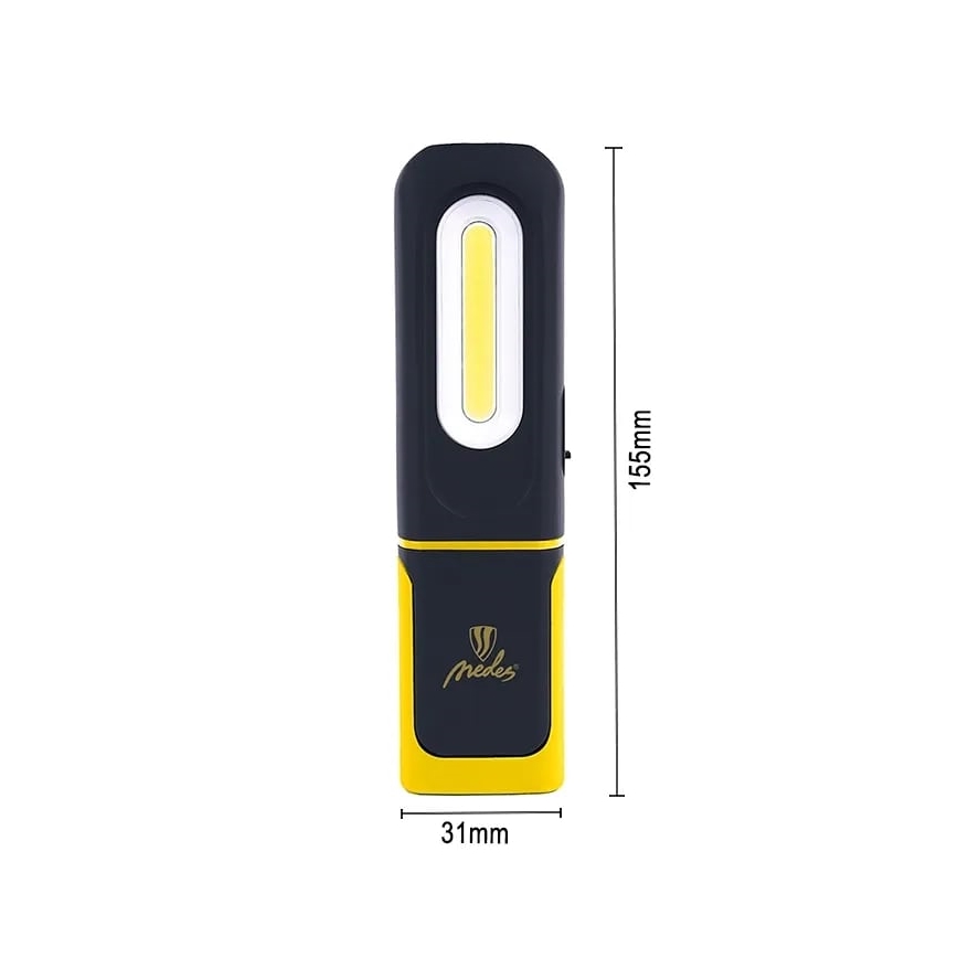 LED Ściemnialna latarka robocza z akumulatorem LED/8W/5V IP44 420 lm 1200 mAh