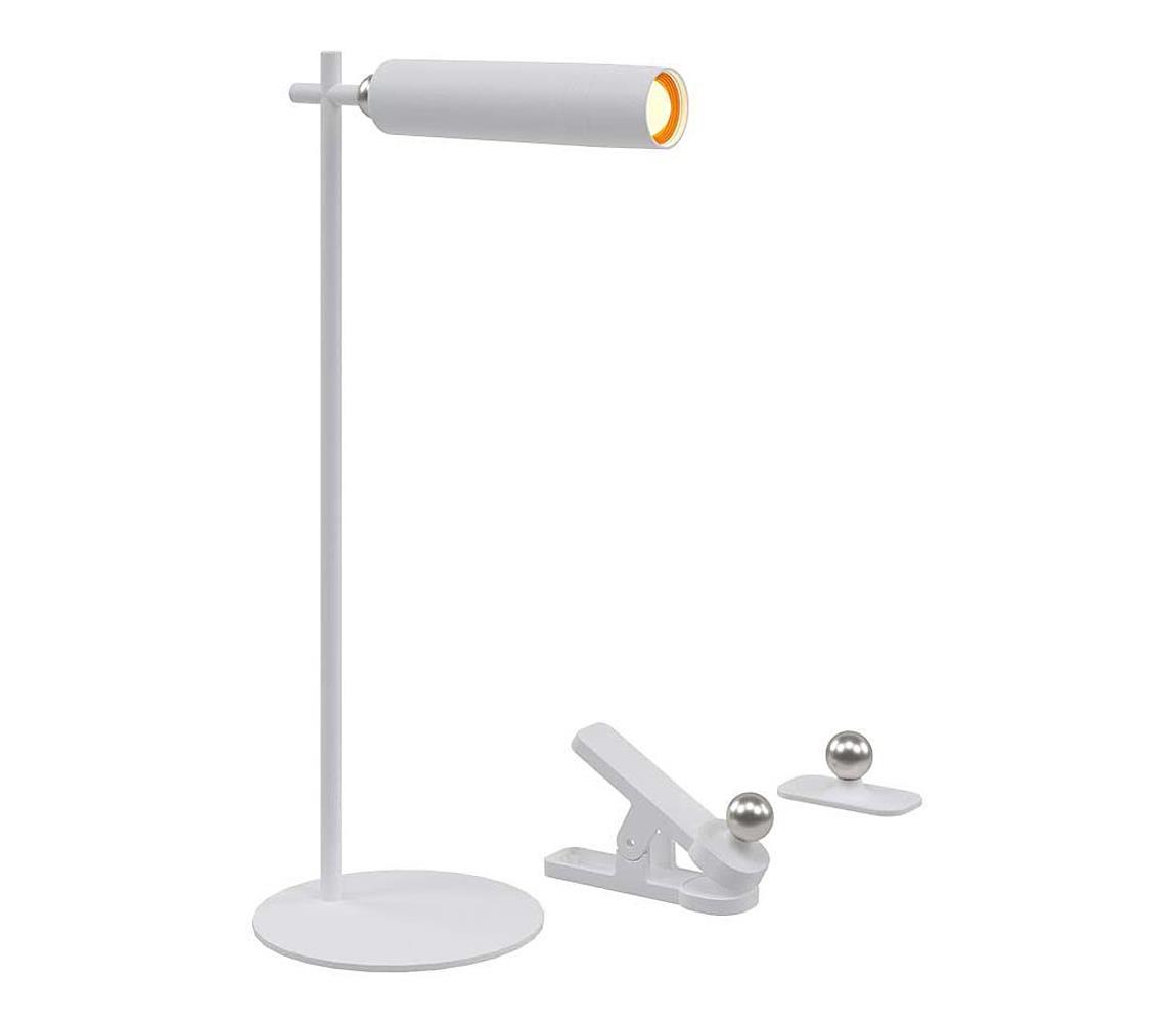 LED Ściemnialna magnetic Lampa stołowa LED/3W/5V 4000K 1500 mAh biała +