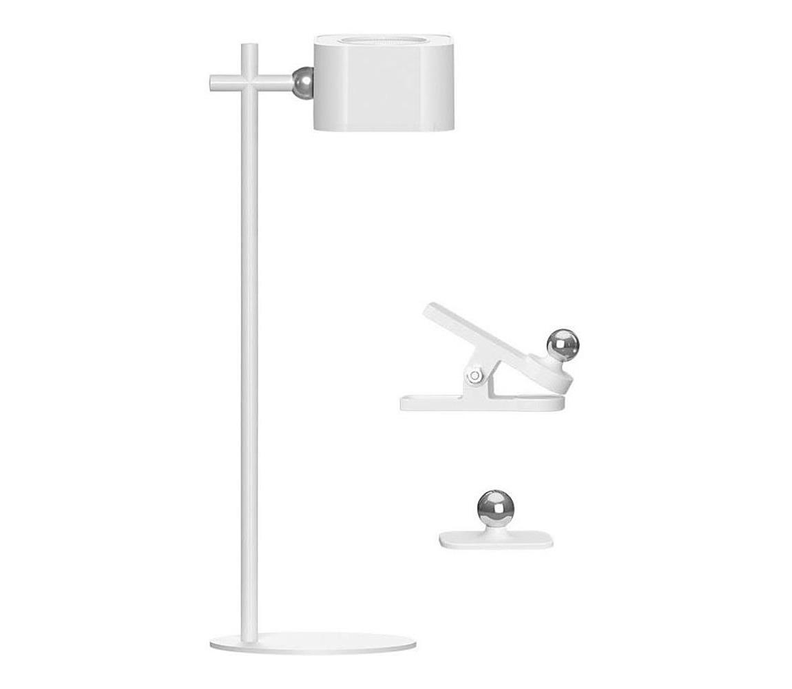 LED Ściemnialna magnetyczna lampa stołowa 4w1 LED/3W/5V 3000-6000K 1800 mAh biała