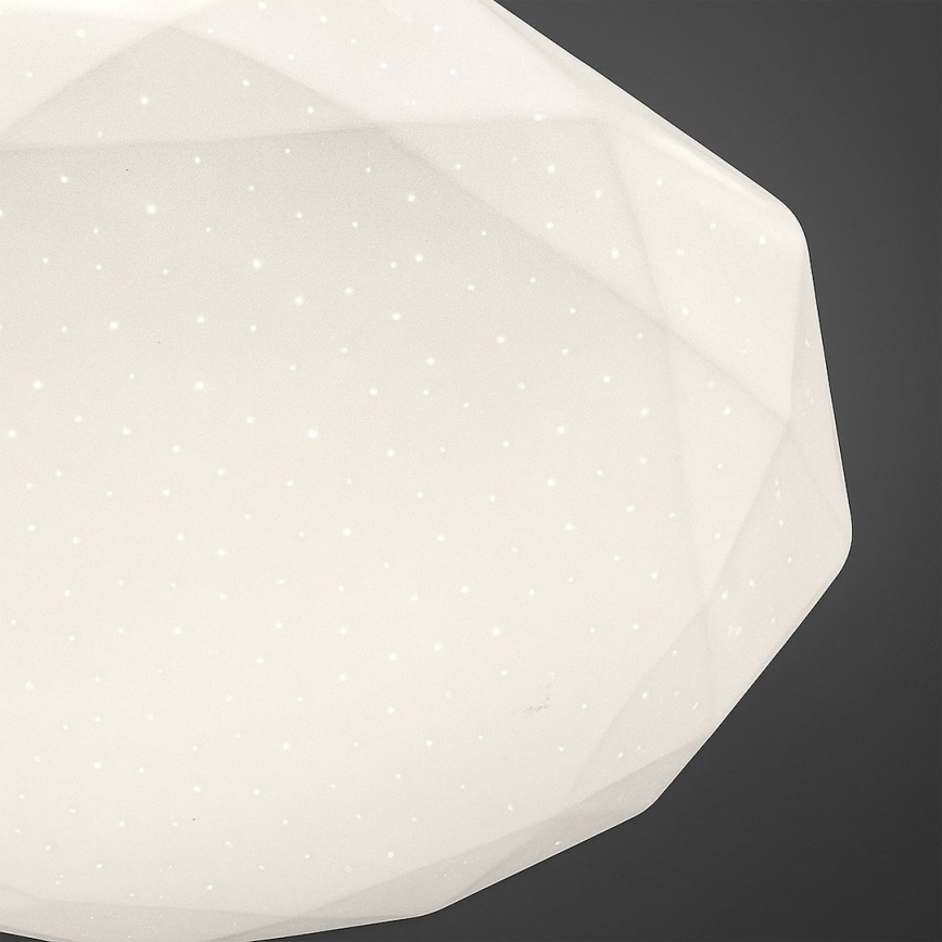 LED ściemnialna oprawa sufitowa HEX LED/72W/230V 3000–6000K śr. 50 cm biała + pilot zdalnego sterowania