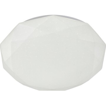 LED ściemnialna oprawa sufitowa HEX LED/72W/230V 3000–6000K śr. 50 cm biała + pilot zdalnego sterowania