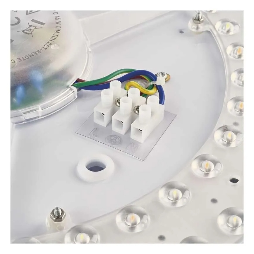 Ściemnialna oprawa sufitowa LED ILVI LED/30W/230V 2700-6500K śr. 40 cm czarna/beżowa + pilot zdalnego sterowania