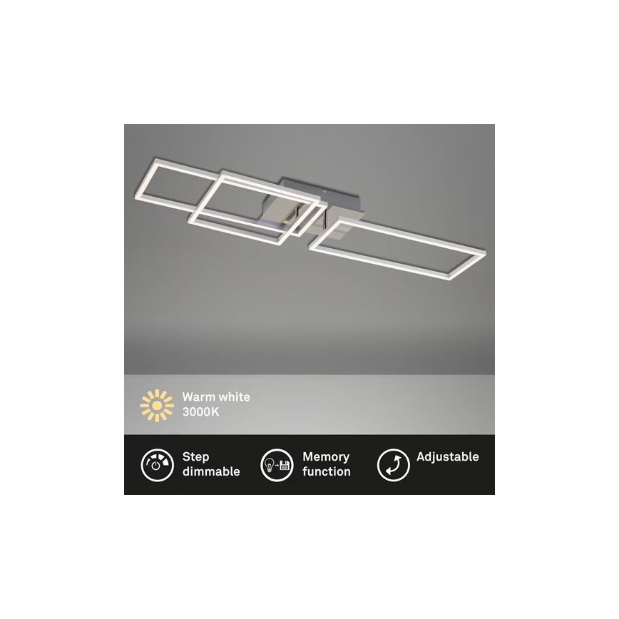 LED ściemnialna oprawa sufitowa LED/42W/230V 3000K chrom matowy