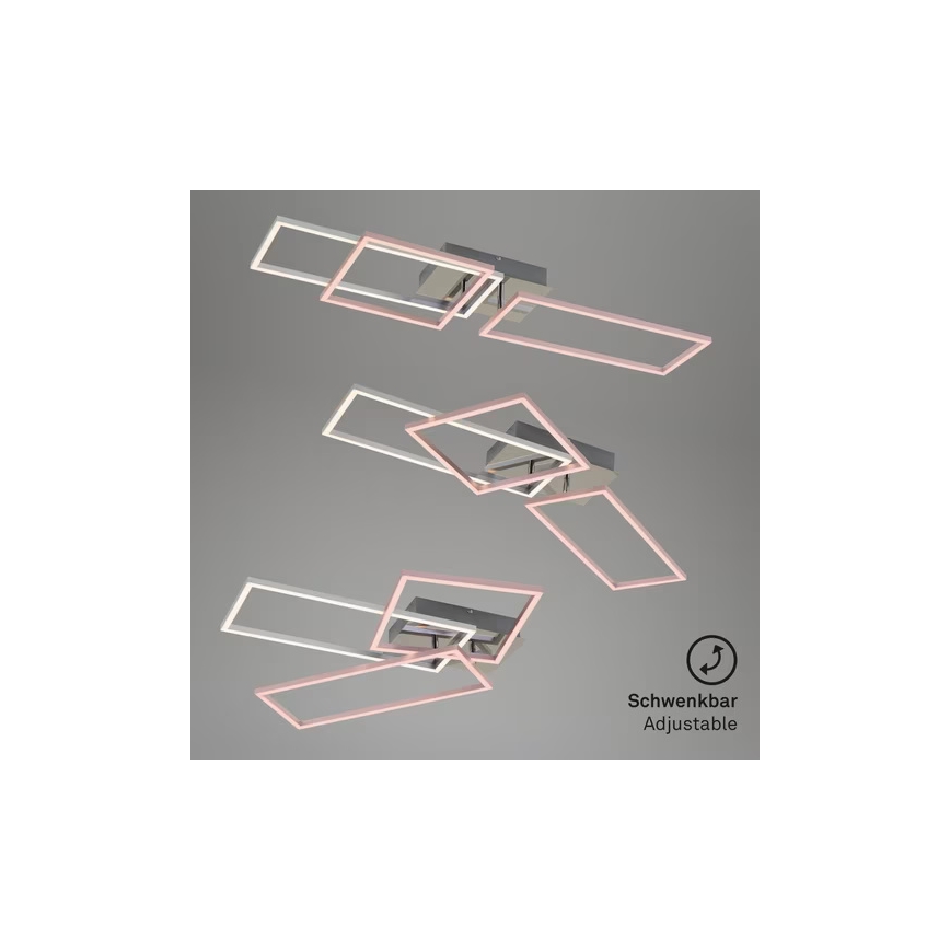 LED ściemnialna oprawa sufitowa LED/42W/230V 3000K chrom matowy