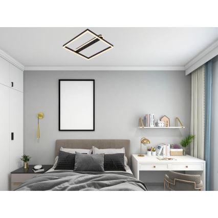 LED Ściemnialna oprawa sufitowa LED/60W/230V 3000-6500K + zdalne sterowanie