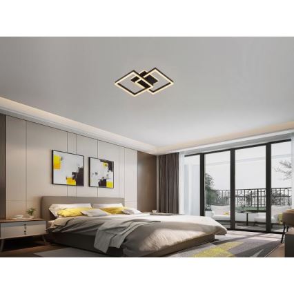 LED Ściemnialna oprawa sufitowa LED/80W/230V 3000-6500K + pilot zdalnego sterowania
