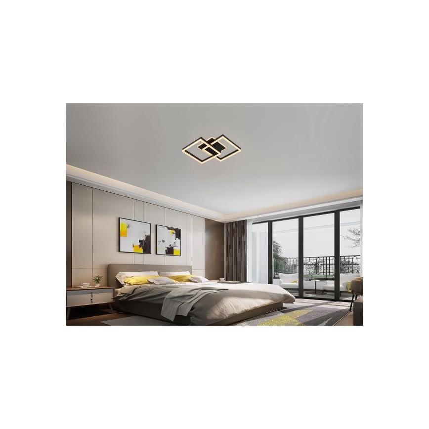 LED Ściemnialna oprawa sufitowa LED/80W/230V 3000-6500K + pilot zdalnego sterowania