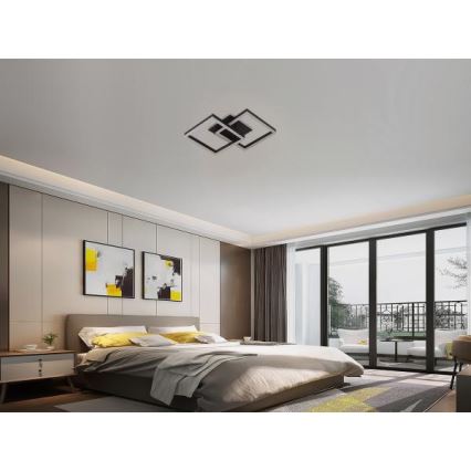 LED Ściemnialna oprawa sufitowa LED/80W/230V 3000-6500K + pilot zdalnego sterowania