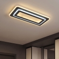 LED Ściemnialna oprawa sufitowa LED/85W/230V 3000-6500K czarna + pilot