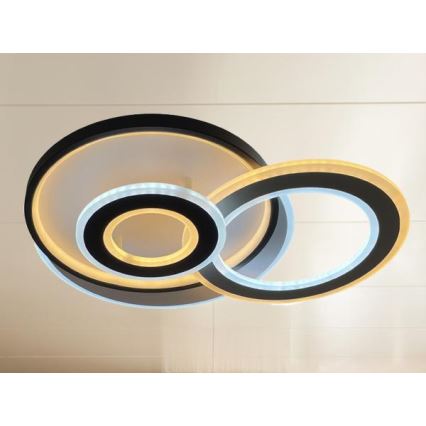 LED Ściemnialna oprawa sufitowa LED/95W/230V 3000-6500K + pilot zdalnego sterowania