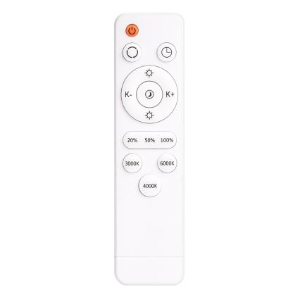 Ściemnialna lampa sufitowa LED PIRIUS LED/80W/230V + pilot zdalnego sterowania