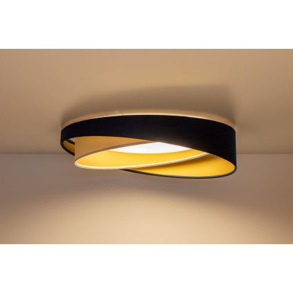 Ściemnialna lampa sufitowa SMART GALAXY MODERN LED/24W/230V 3000-6500K śr. 55 cm niebieski/biały/złoty + pilot zdalnego sterowania