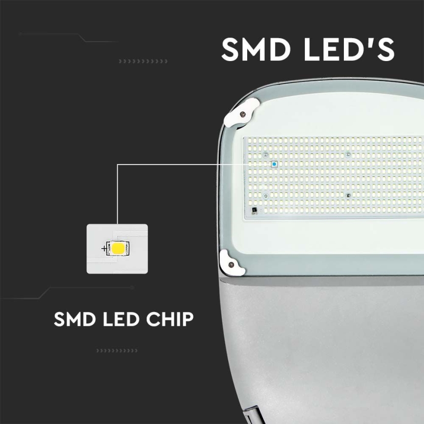 LED Ściemnialna solarna lampa uliczna SAMSUNG CHIP LED/50W/6,4V 6000K IP65 30000 mAh + zdalne sterowanie