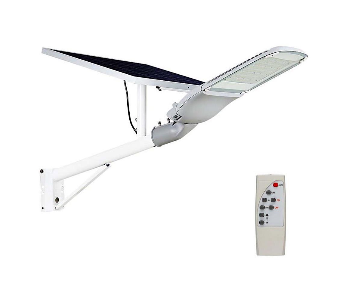 LED Ściemnialna solarna lampa uliczna LED/50W/6,4V 6000K IP65+pilot