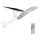 LED Ściemnialna solarna lampa uliczna SAMSUNG CHIP LED/50W/6,4V 6000K IP65 30000 mAh + zdalne sterowanie
