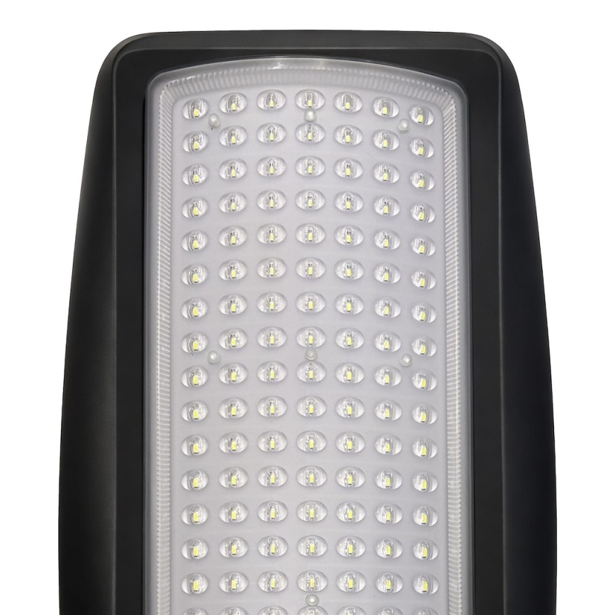 Ściemnialna solarna lampa uliczna LED z czujnikiem VENICE LED/100W/3,2V 6000 mAh IP65 czarna + pilot