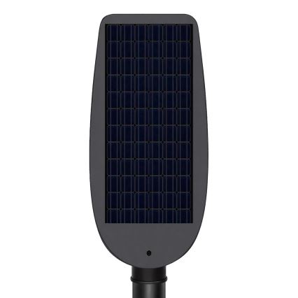 Ściemnialna solarna lampa uliczna LED z czujnikiem VENICE LED/100W/3,2V 6000 mAh IP65 czarna + pilot