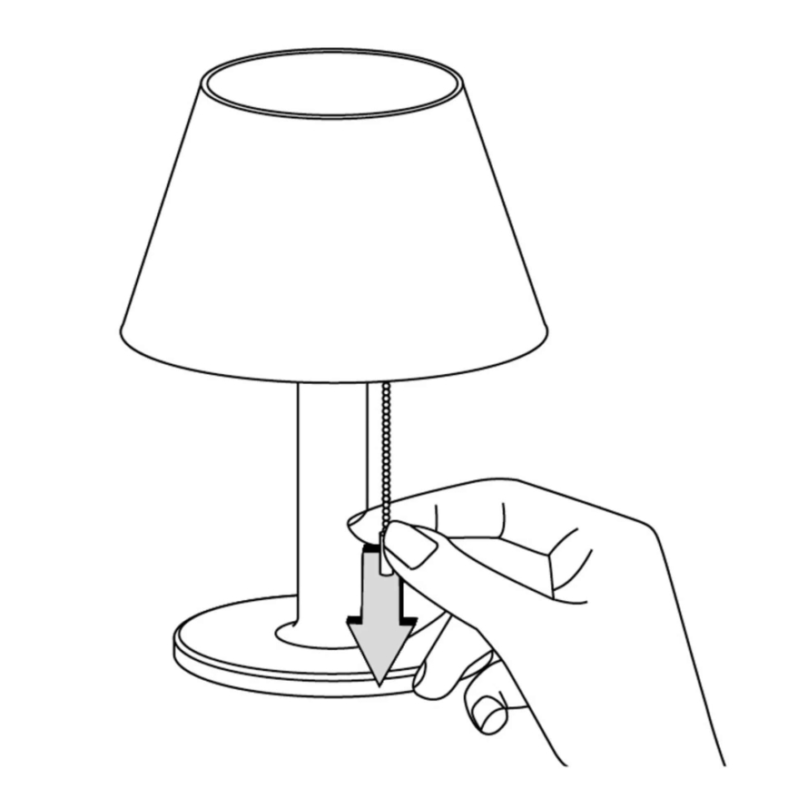 LED Ściemnialna solarny lampa VIOLA LED/3,7V 1200 mAh IP44