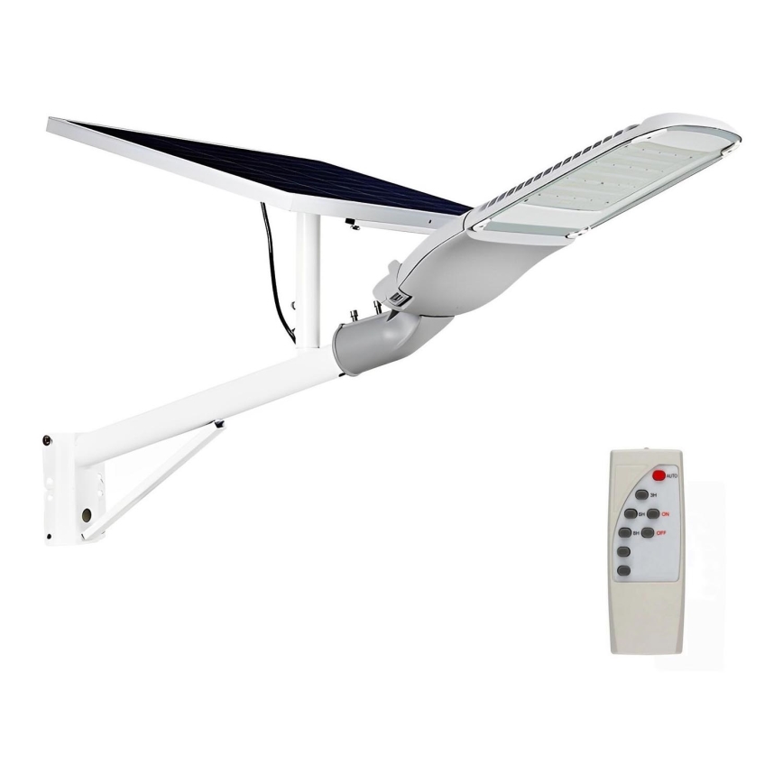 LED Ściemnialna solarny uliczna lampa SAMSUNG CHIP LED/50W/6,4V 4000K IP65 30000 mAh + zdalne sterowanie
