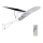 LED Ściemnialna solarny uliczna lampa SAMSUNG CHIP LED/50W/6,4V 4000K IP65 30000 mAh + zdalne sterowanie