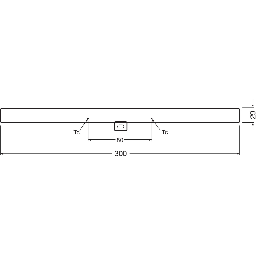 LED Ściemnialna świetlówkowa rura S14d/3W/230V 2700K 30 cm CRI 90 - Osram