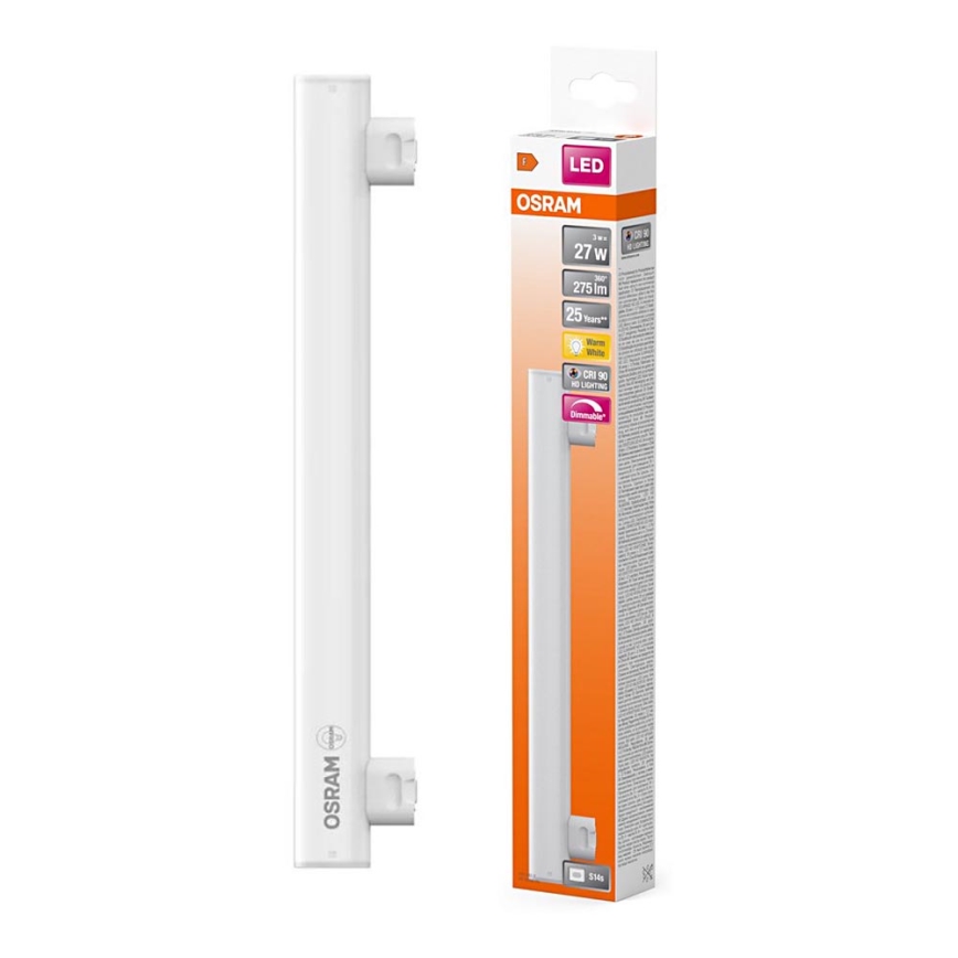 LED Ściemnialna świetlówkowa rura S14s/3W/230V 2700K 30 cm CRI 90 - Osram