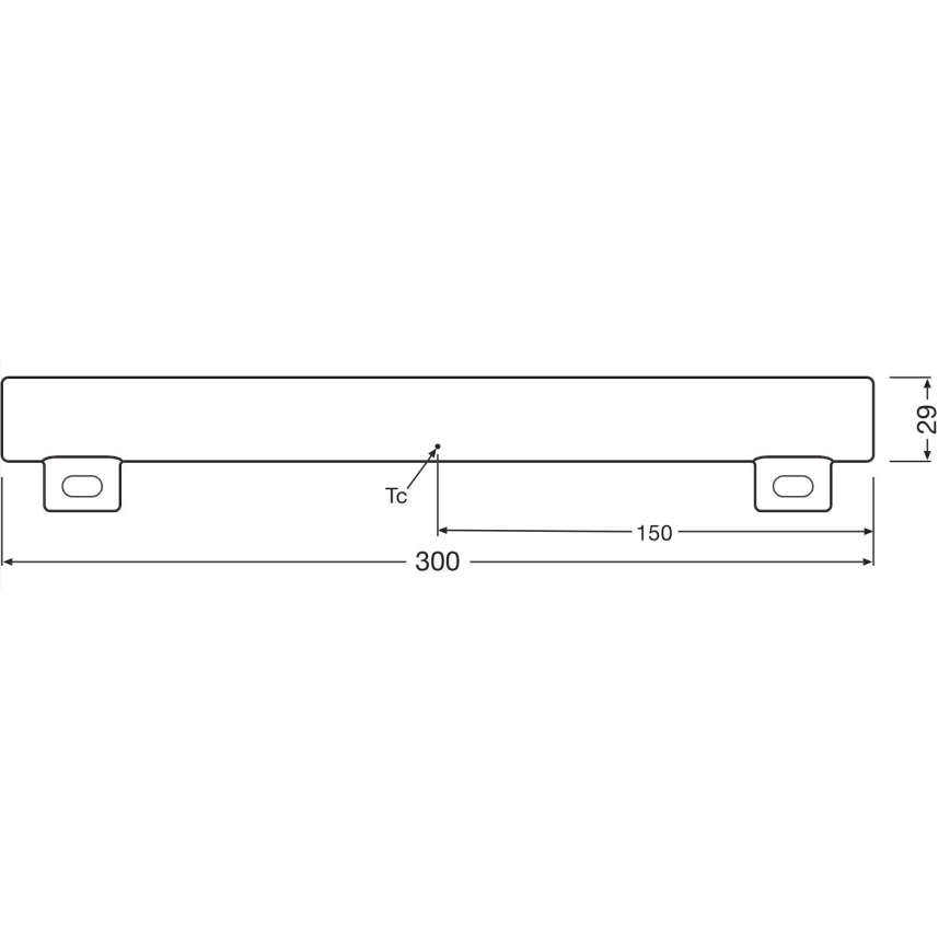 LED Ściemnialna świetlówkowa rura S14s/3W/230V 2700K 30 cm CRI 90 - Osram