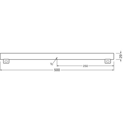 LED Ściemnialna świetlówkowa rura S14s/4,7W/230V 2700K 50 cm CRI 90 - Osram