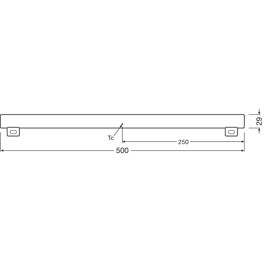LED Ściemnialna świetlówkowa rura S14s/4,7W/230V 2700K 50 cm CRI 90 - Osram