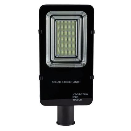 LED Ściemnialna uliczna lampa solarna LED/50W/6,4V 6000K IP65 50000 mAh + zdalne sterowanie