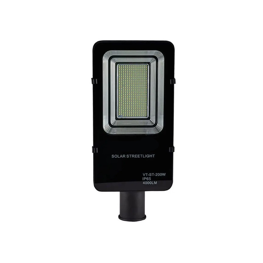 LED Ściemnialna uliczna lampa solarna LED/50W/6,4V 6000K IP65 50000 mAh + zdalne sterowanie