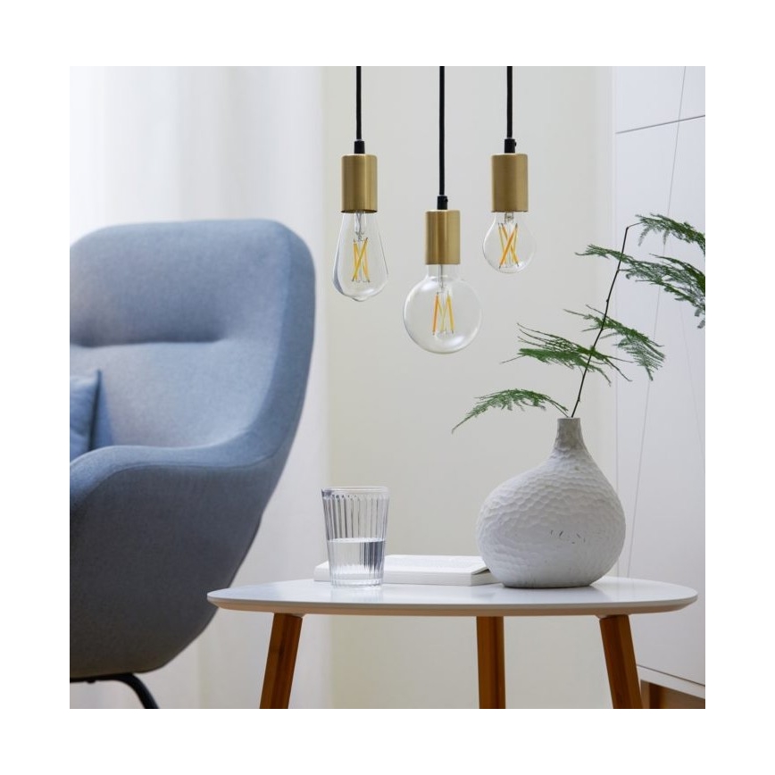 LED Ściemnialna żarówka FILAMENT A60 E27/6,7W/230V 2700-6500K CRI 90 Wi-Fi - WiZ