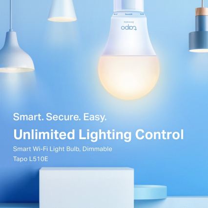 LED ściemnialna żarówka A60 E27/8,7W/230V 2700K Wi-Fi - TP-Link