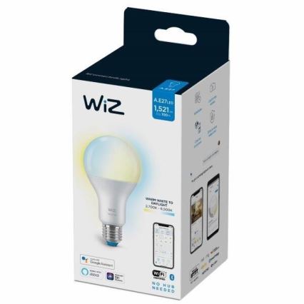 LED Ściemnialna żarówka A67 E27/13W/230V 2700-6500K CRI 90 Wi-Fi - WiZ