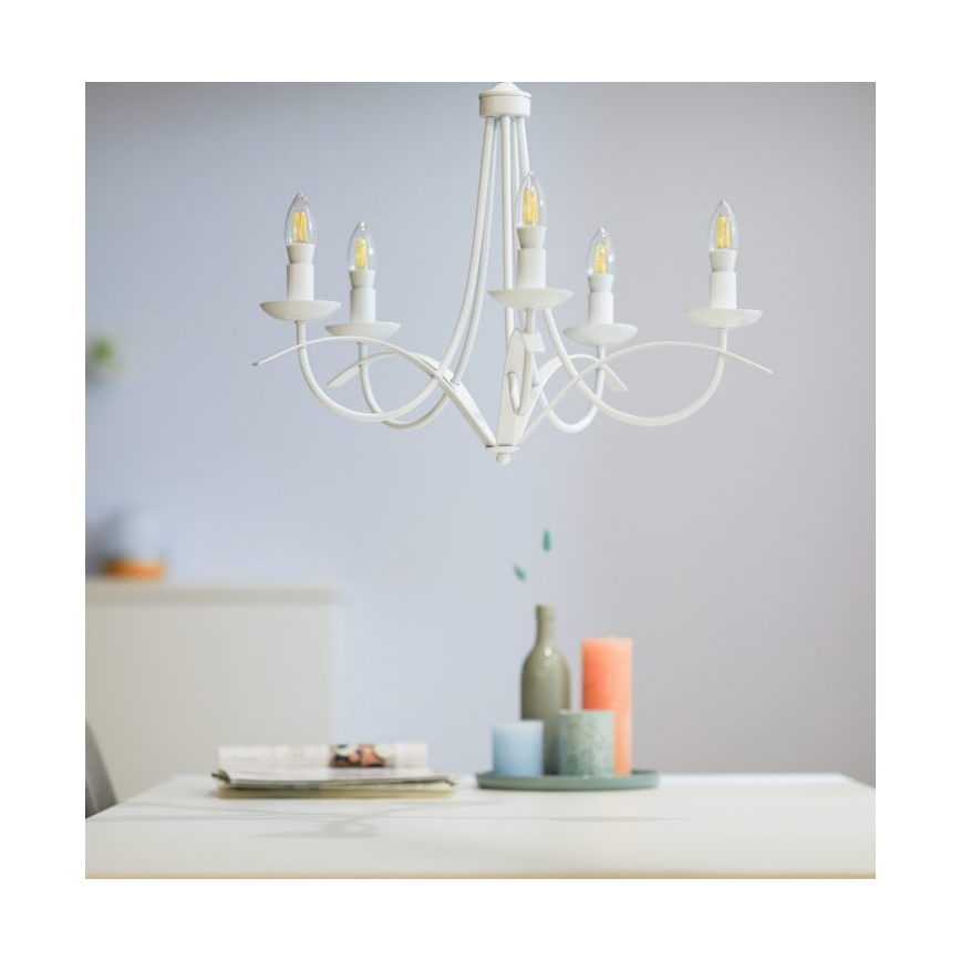 LED Ściemnialna żarówka FILAMENT C35 E14/4,9W/230V 2700-6500K CRI 90 Wi-Fi - WiZ