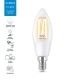 LED Ściemnialna żarówka FILAMENT C35 E14/4,9W/230V 2700-6500K CRI 90 Wi-Fi - WiZ