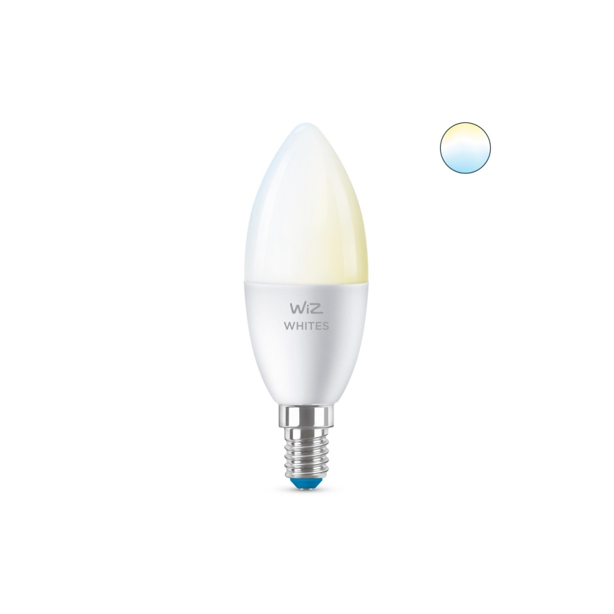 LED Ściemnialna żarówka C37 E14/4,9W/230V 2700-6500K CRI 90 Wi-Fi - WiZ