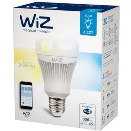 LED Ściemnialna żarówka E27/11,5W/230V 2700-6500K Wi-Fi - WiZ