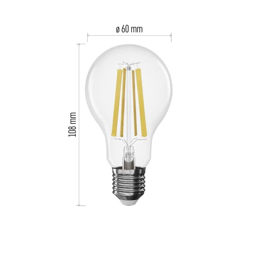 LED ściemnialna żarówka FILAMENT A60 E27/11W/230V 4000K